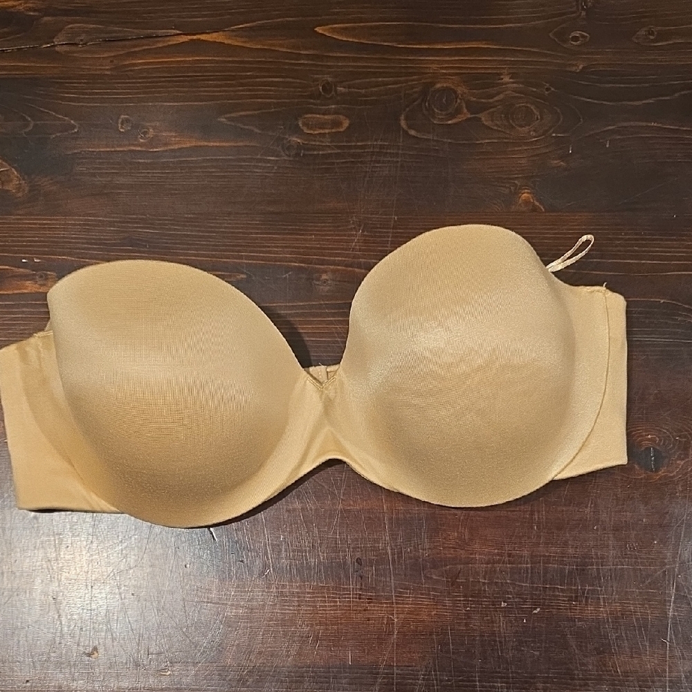 ​Maidenform Comfort Devotion Strapless Bra - Nude Beige - Size 36C